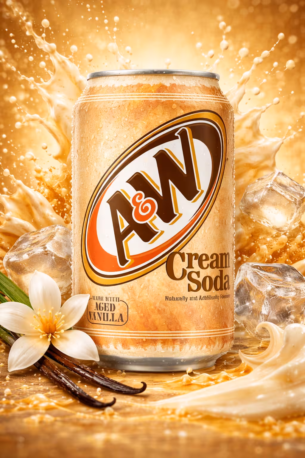 A&W - Root Beer Cream Soda - 355ml